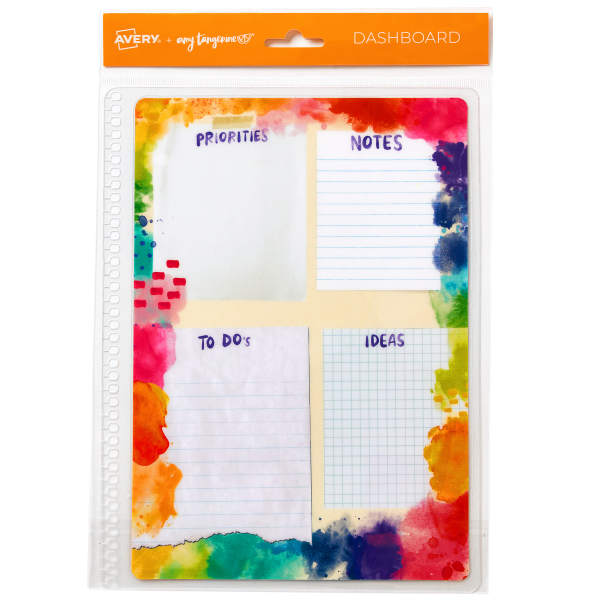 Amy Tangerine Planner Dashboard, 7" x 9"